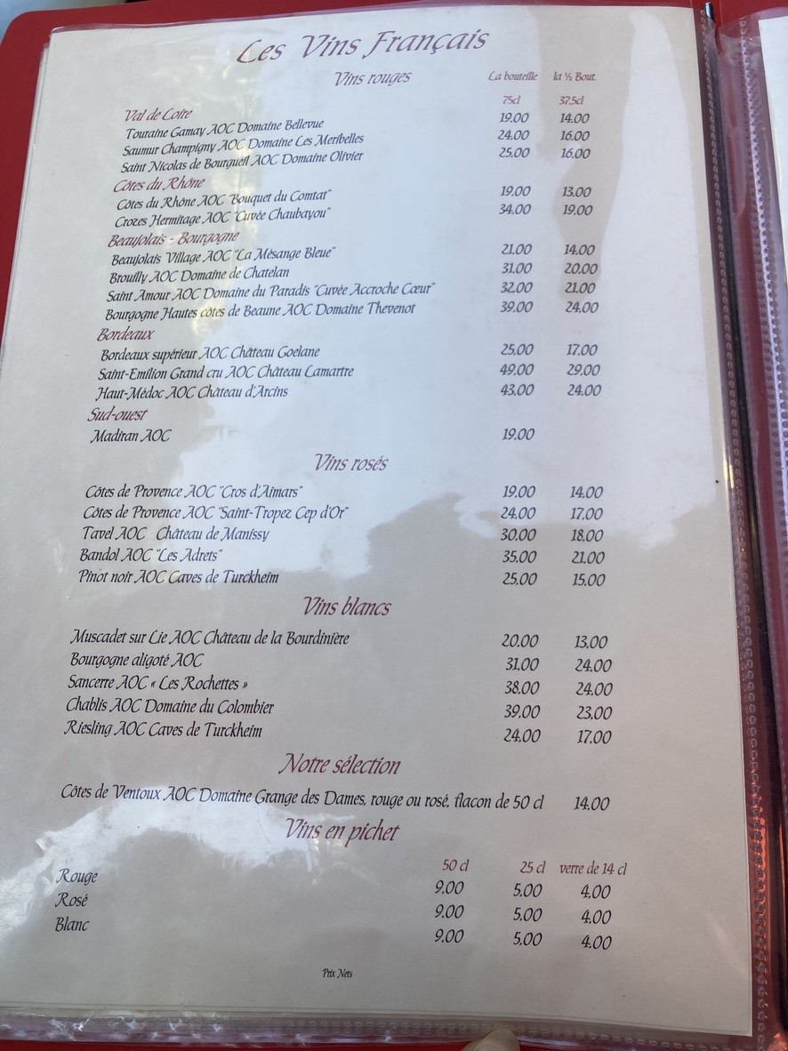 Restaurant Filippo menu 6