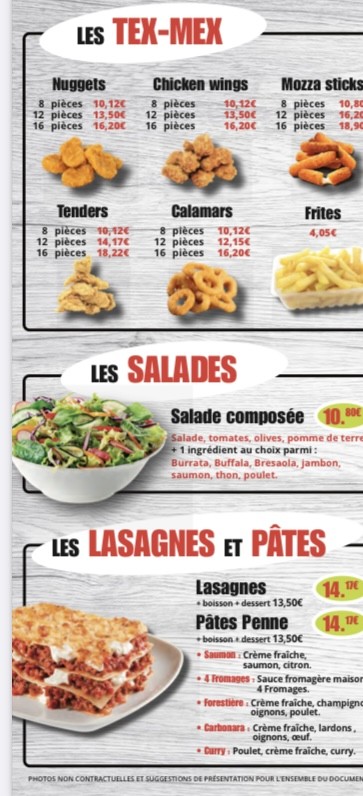 Allo Pizza Rapido menu 2