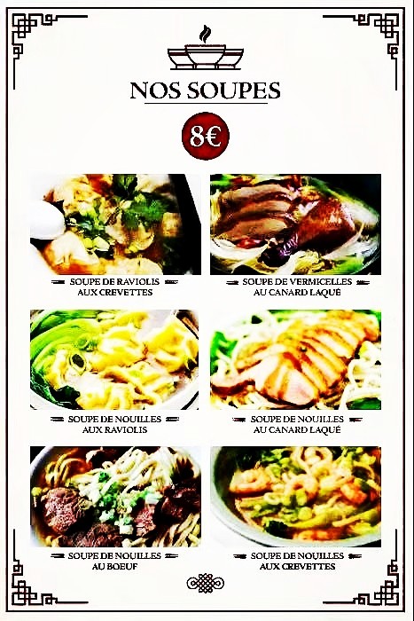 Lin Délices menu 2