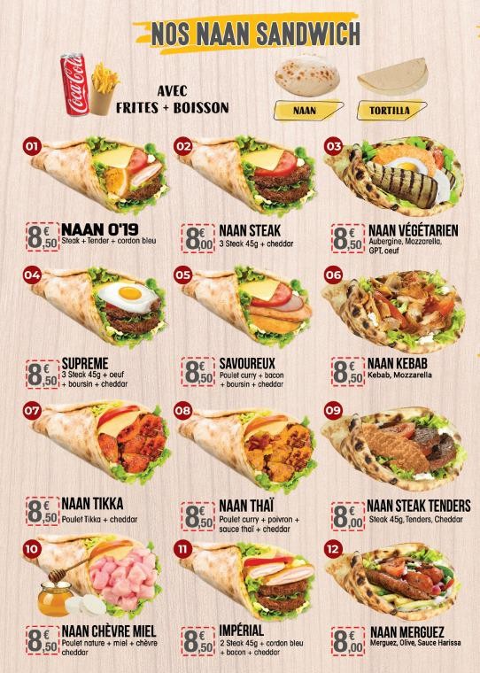 Restaurant O'19 menu 4