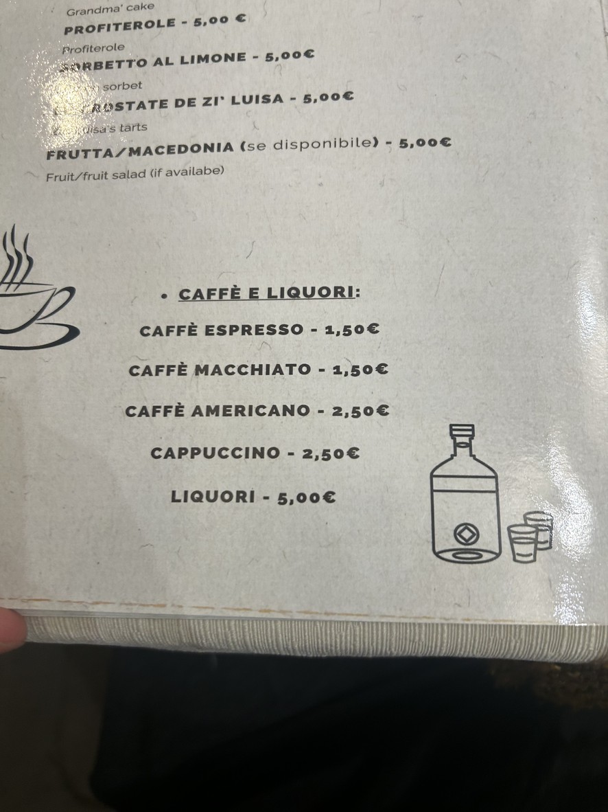 La Tavernella menu 6