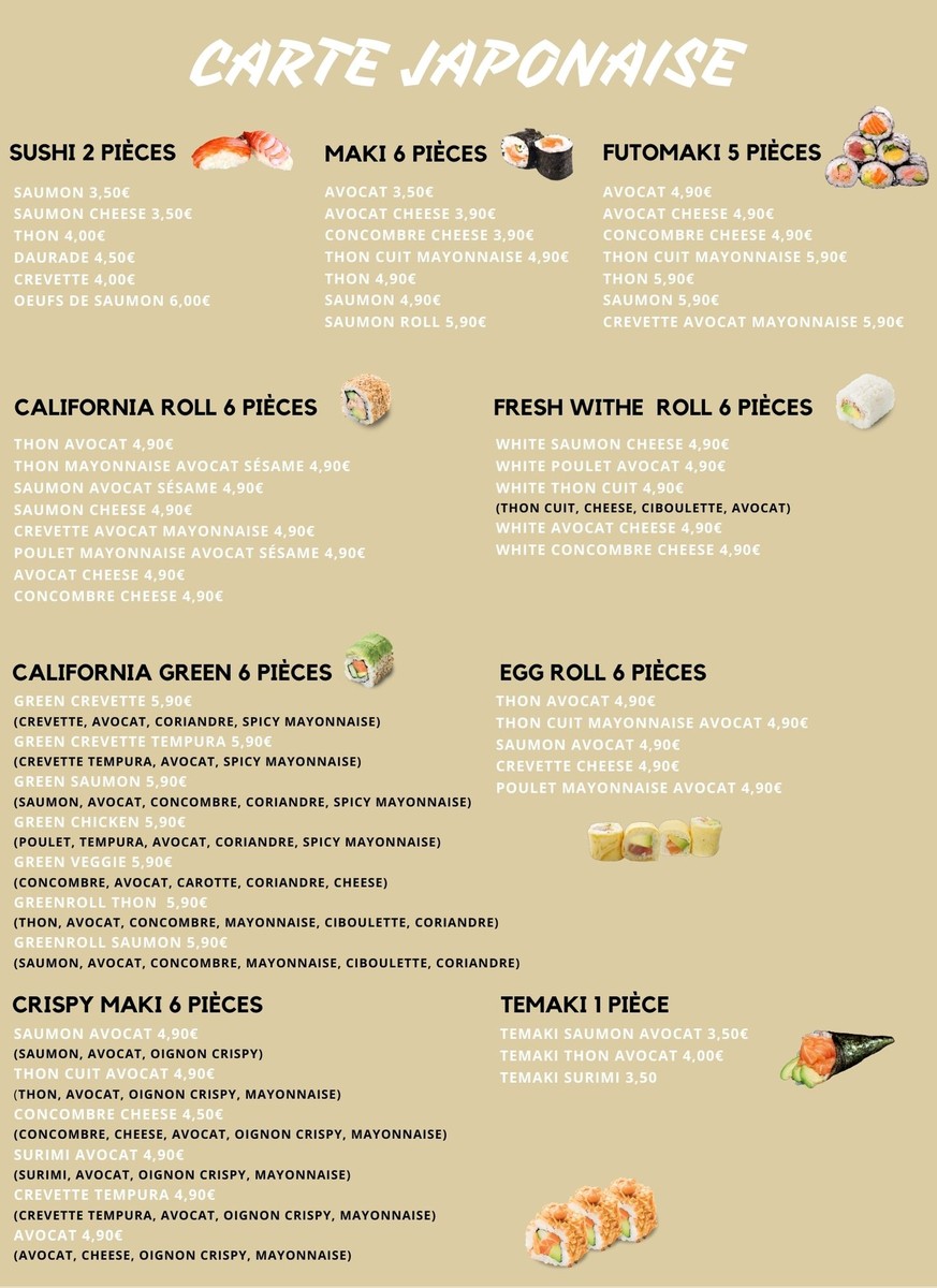 POKE SUSHI menu 3