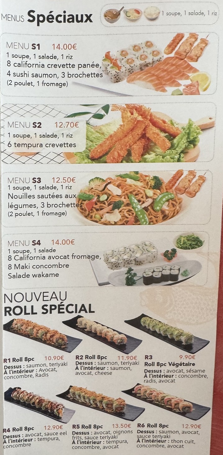 Oishii menu 3