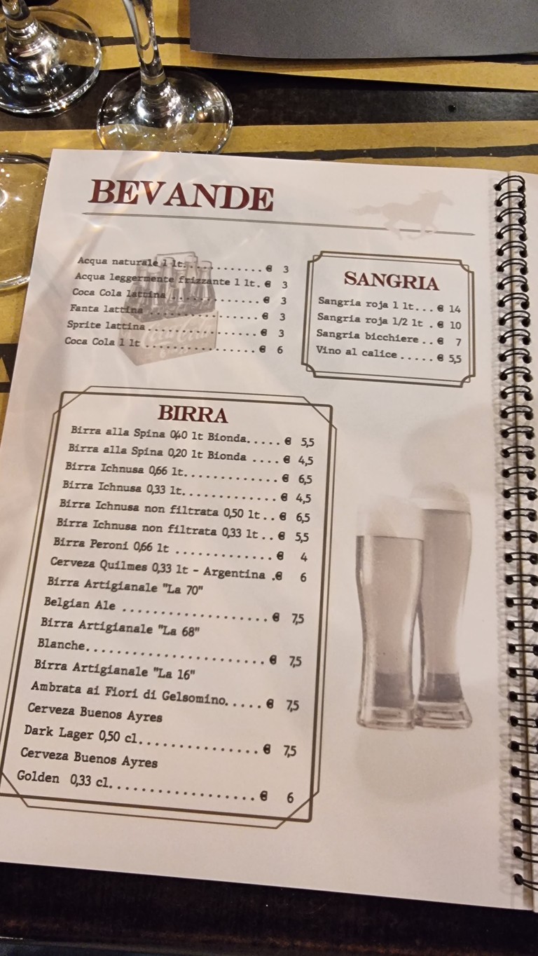 Gauchos Ristoranti - Battistini menu 5
