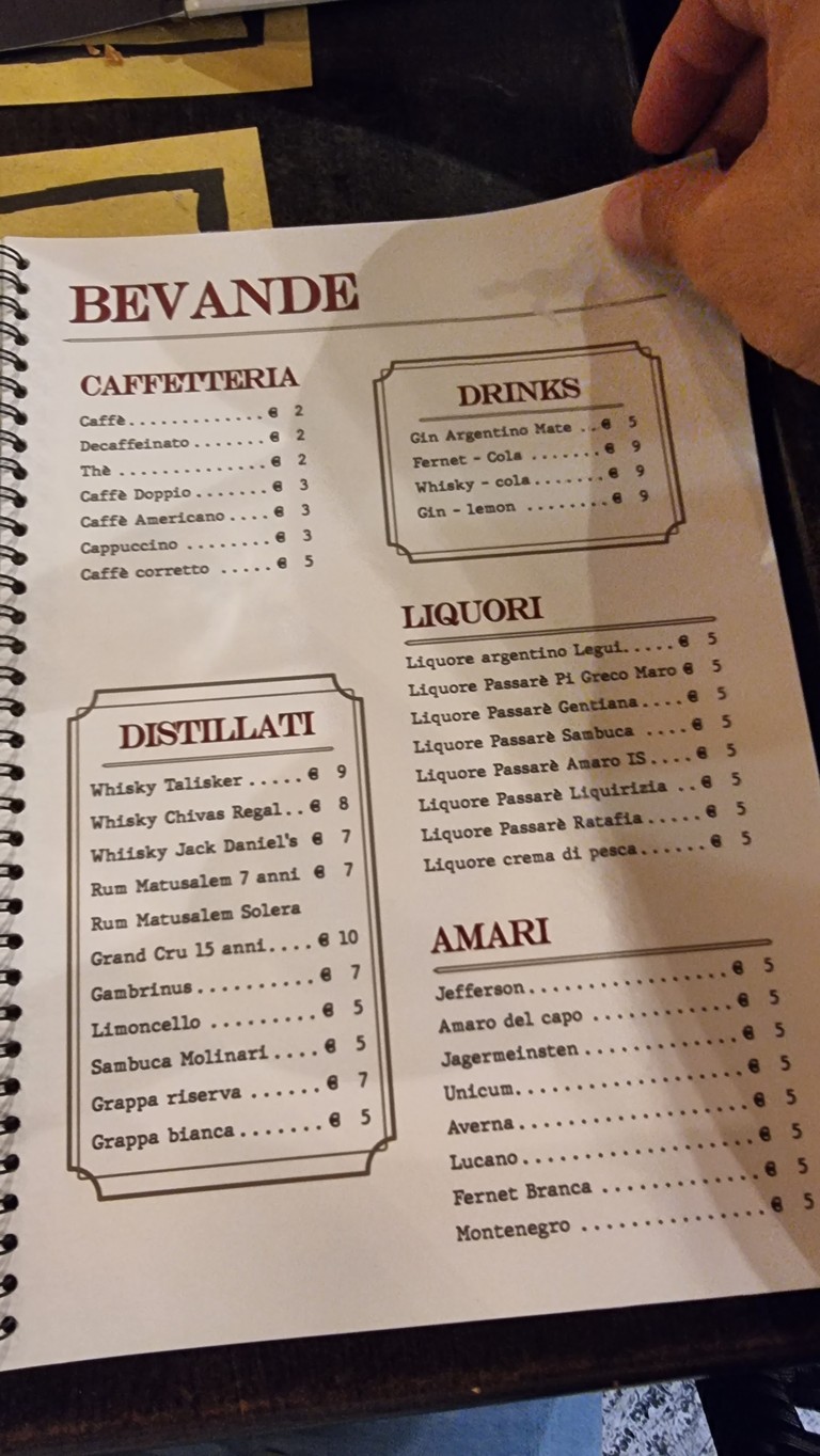 Gauchos Ristoranti - Battistini menu 6