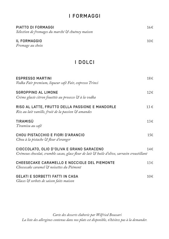 Ristorante National menu 4