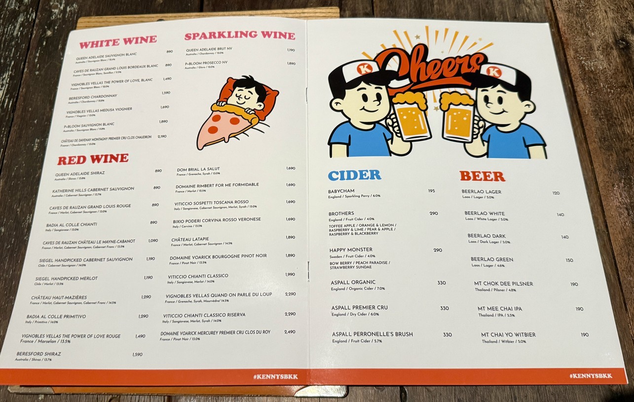 Kenny's BKK - Sukhumvit 31 menu 6