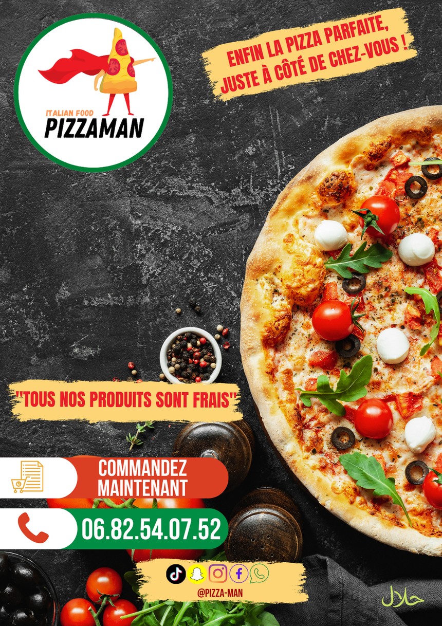 pizzaman menu 1