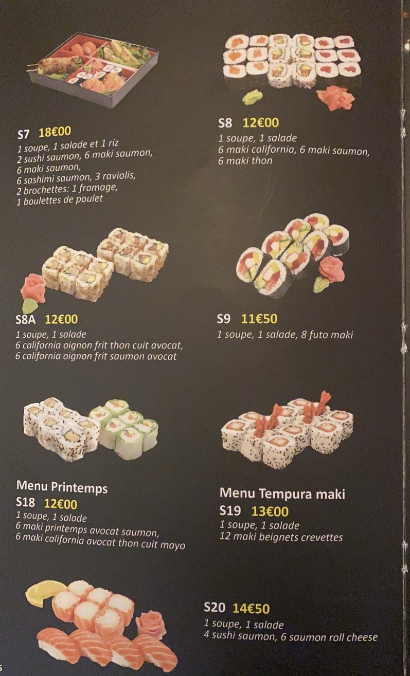 Bistrot Osaka menu 4