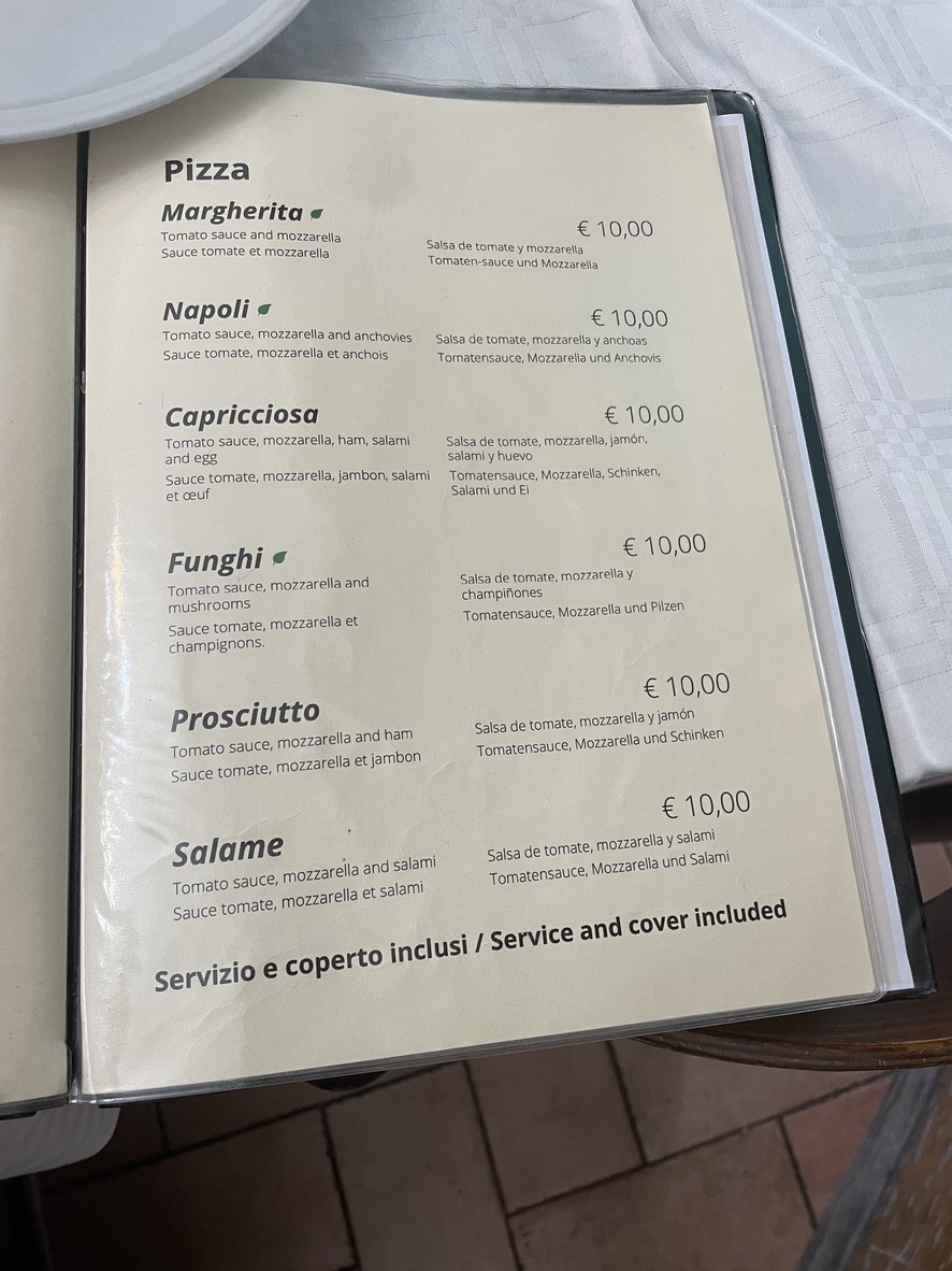Museum Restaurant menu 3