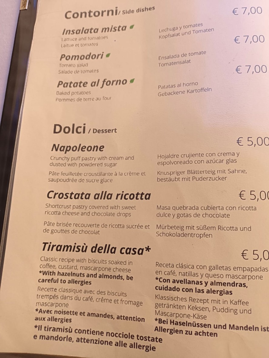 Museum Restaurant menu 4