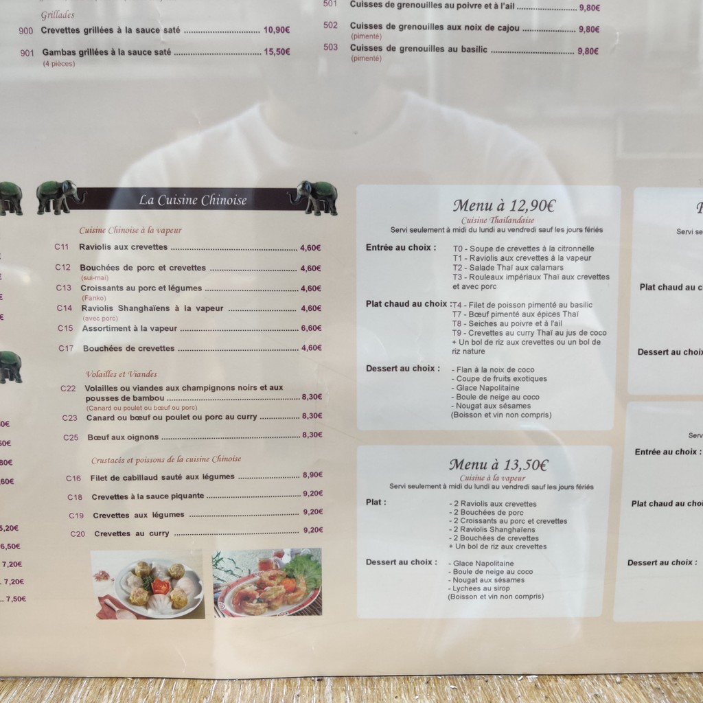 Royal de Bangkok menu 3