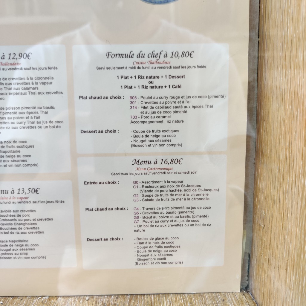 Royal de Bangkok menu 6