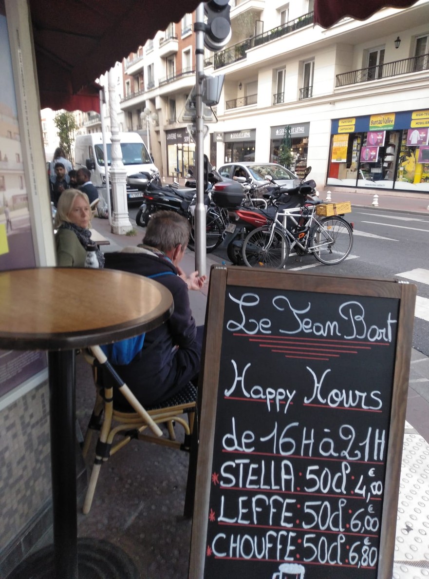 Le Jean Bart menu 1