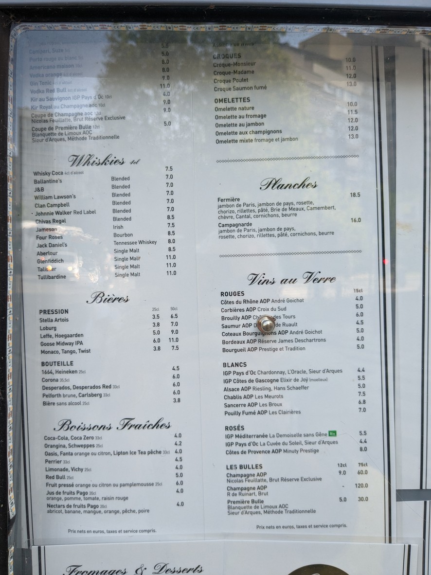 Niagara Cafe menu 2