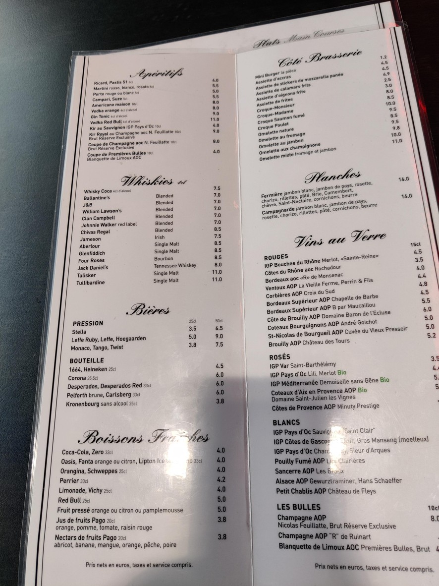 Niagara Cafe menu 3