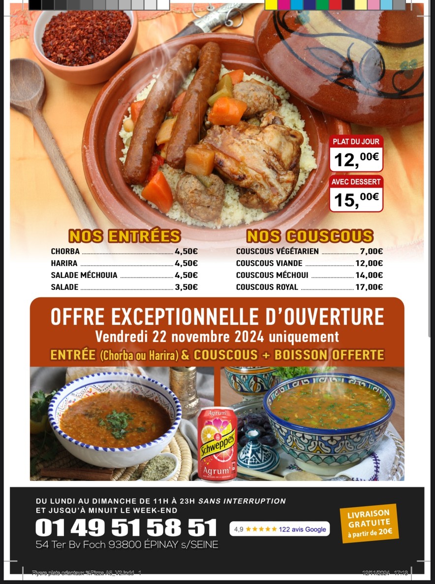 Pourcentage%Pizza menu 4