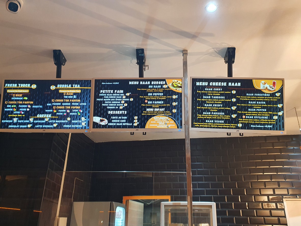Maître naan menu 1