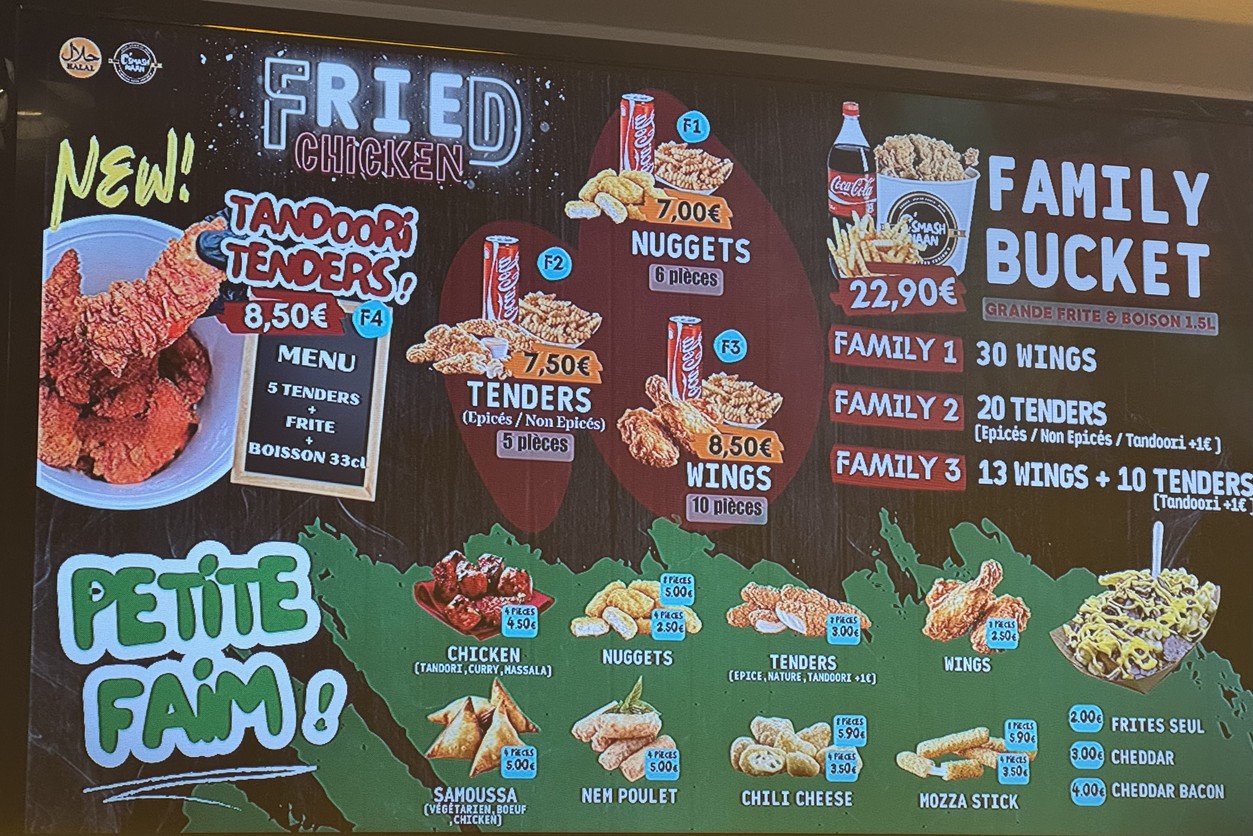 O Smash Naan menu 1