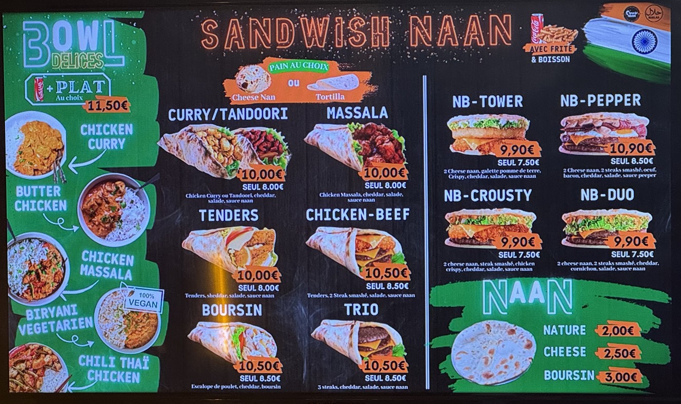 O Smash Naan menu 3