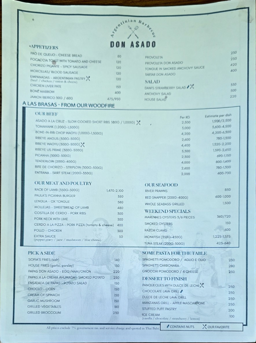 Don Asado menu 1