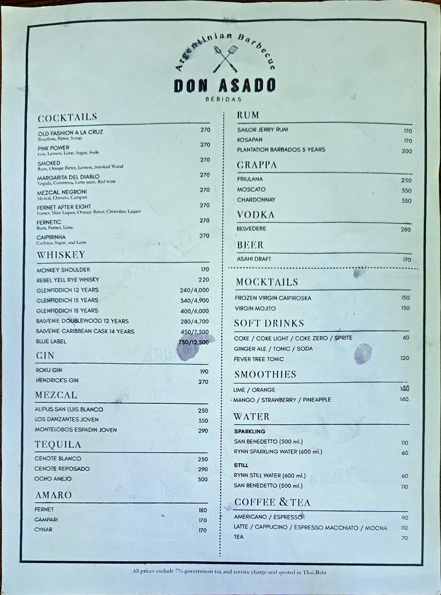 Don Asado menu 2
