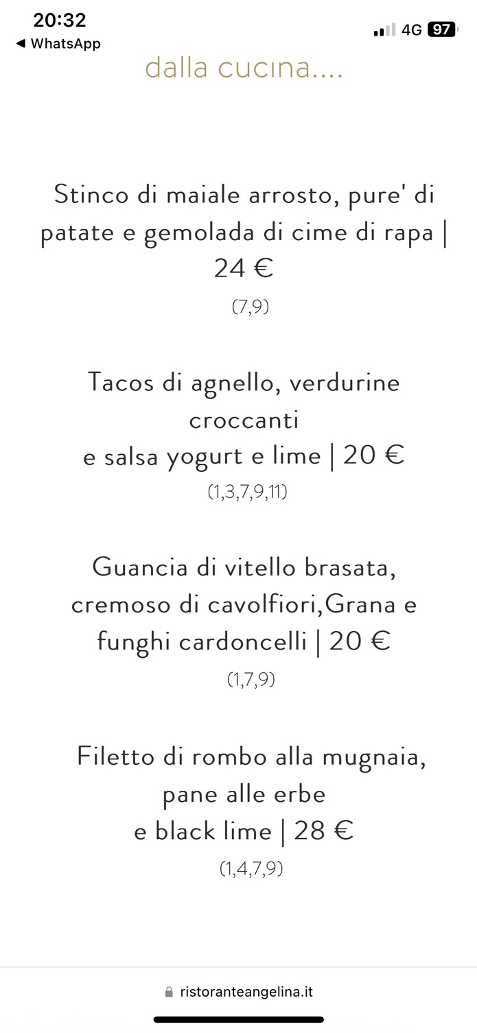 Ristorante Angelina a Testaccio menu 6