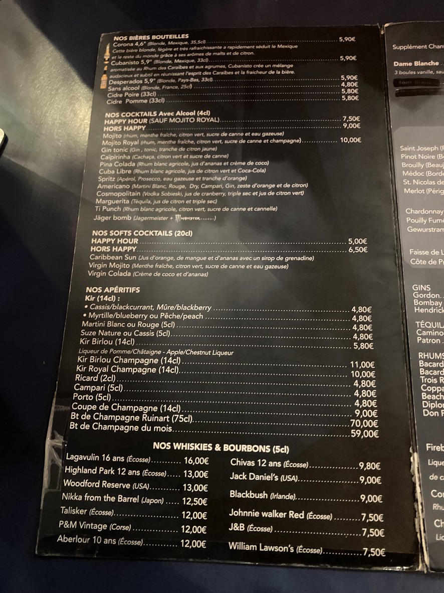 L'After menu 3
