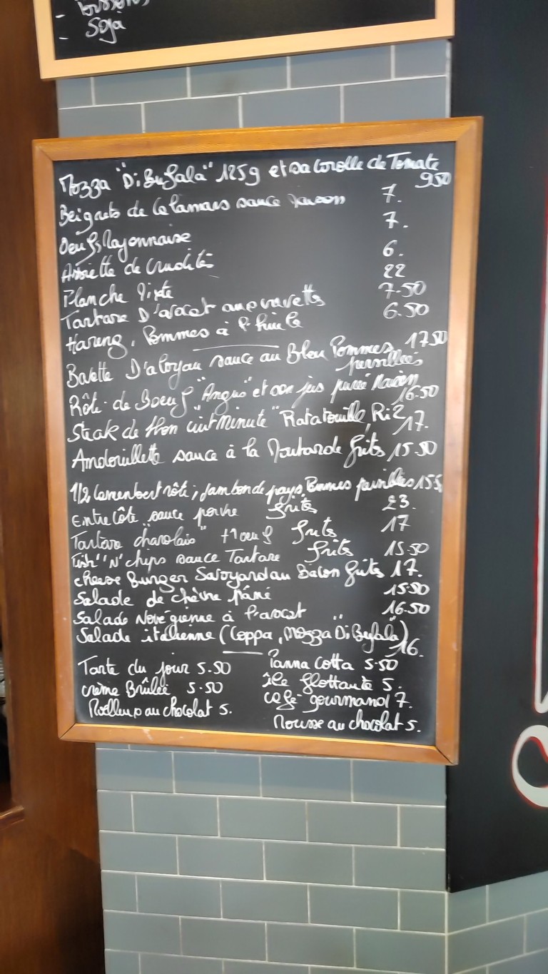 Le Monaco menu 1