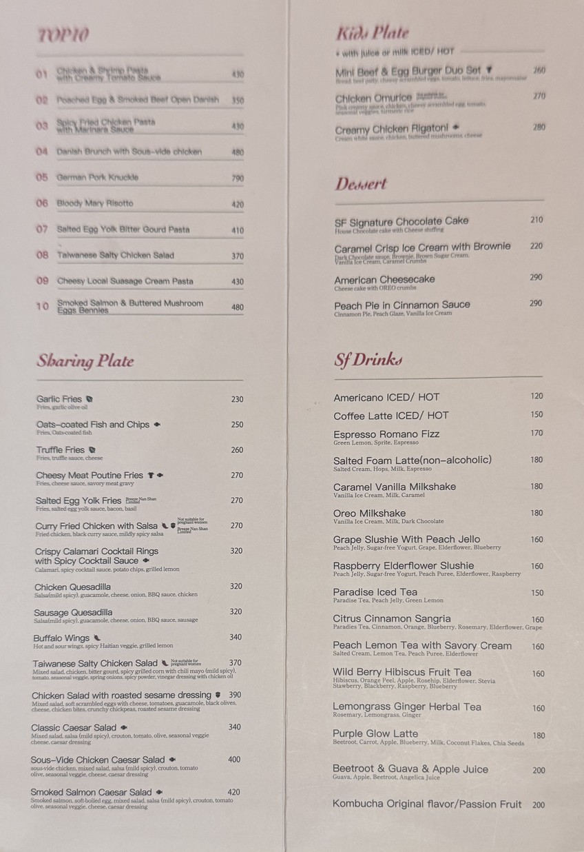 Second Floor Èr Lóu Rén'ài Diàn menu 1