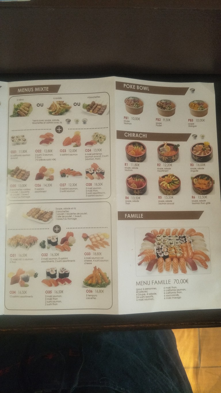 Sushi Saka 8 menu 2