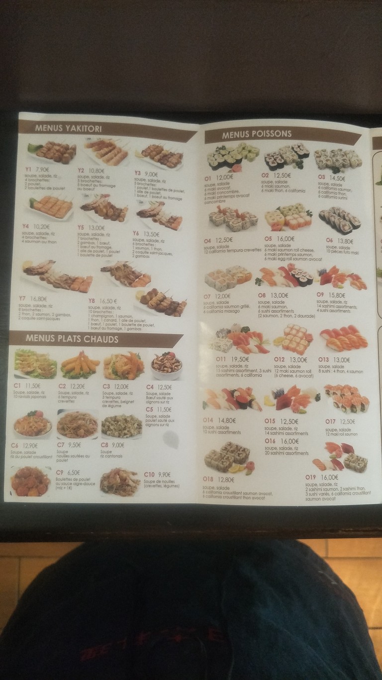 Sushi Saka 8 menu 3