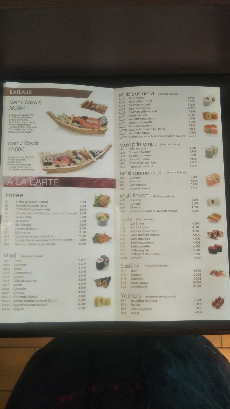 Sushi Saka 8 menu 4