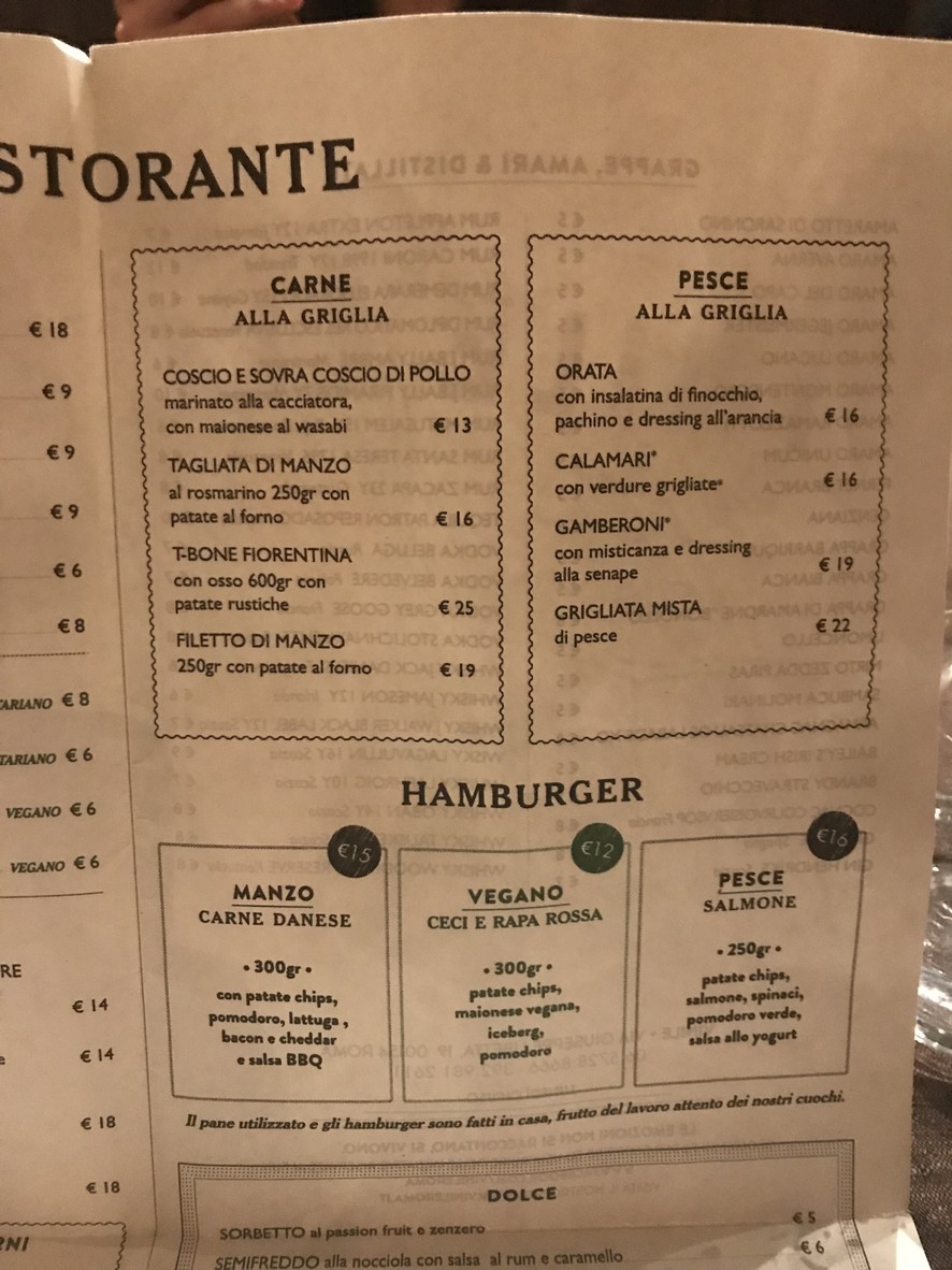 Vinile menu 2