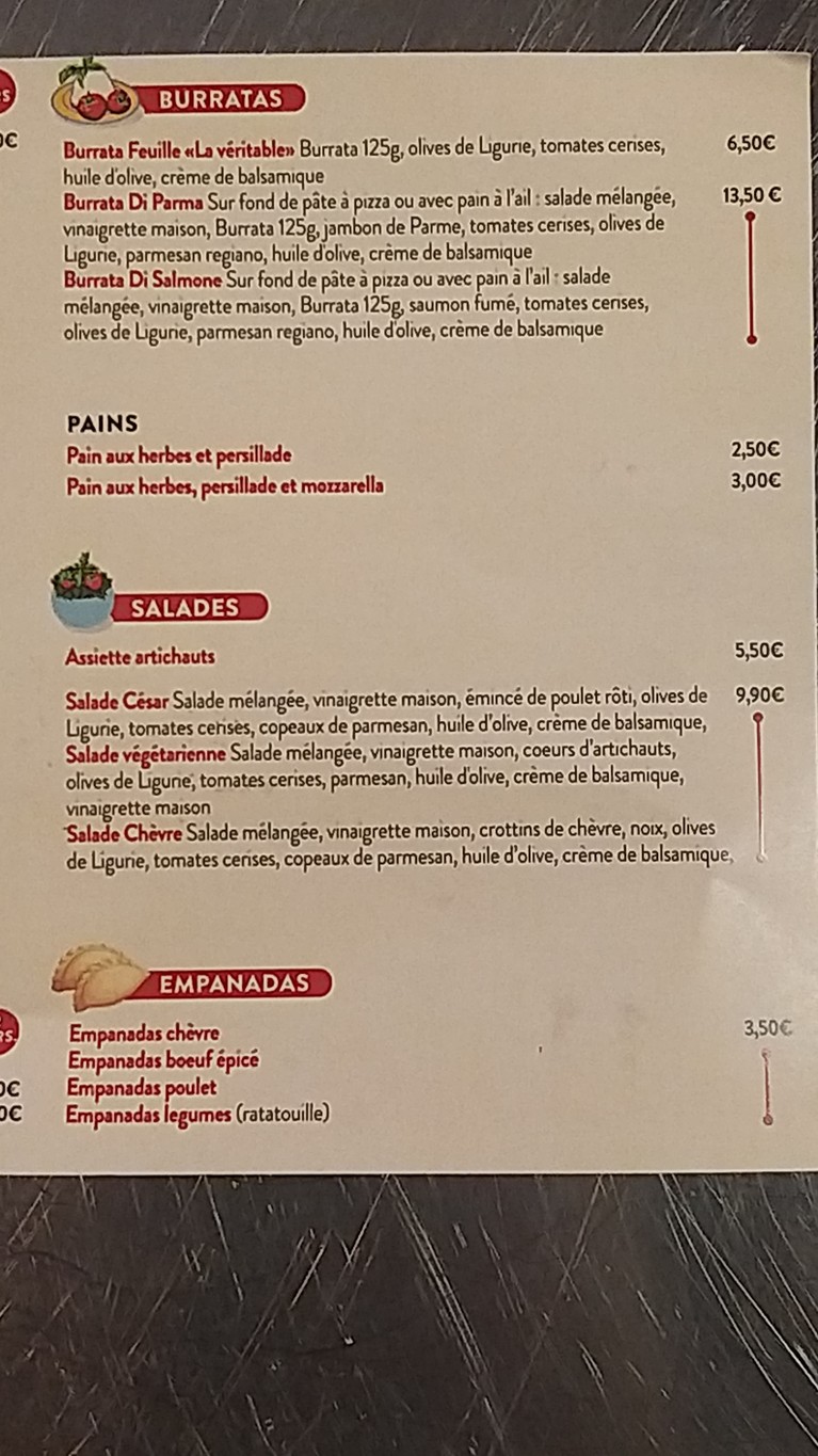 Chez Antoine menu 3