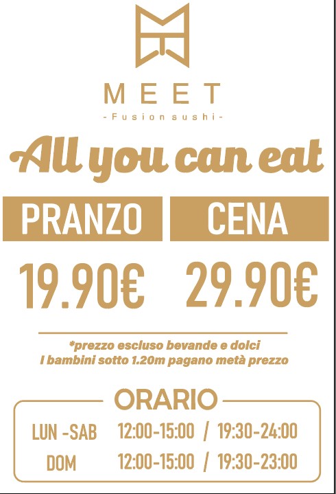 Meet Fusion Sushi menu 1