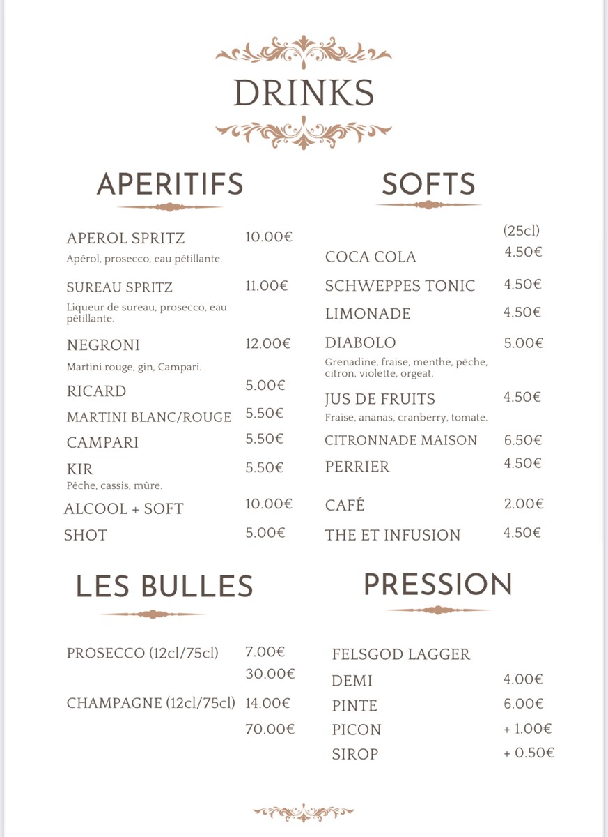 GOTAH Restaurant menu 3