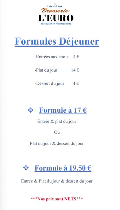 Brasserie L'Euro