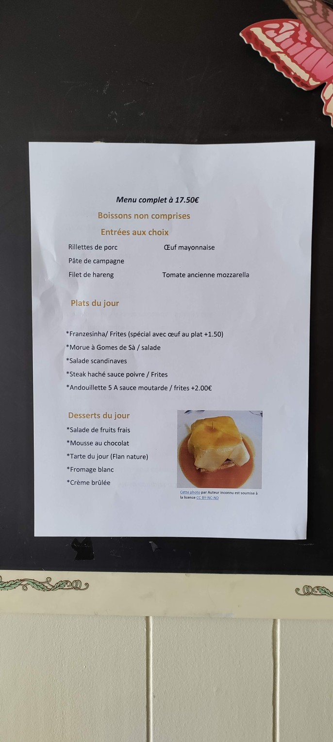 Brasserie L'Euro menu 3