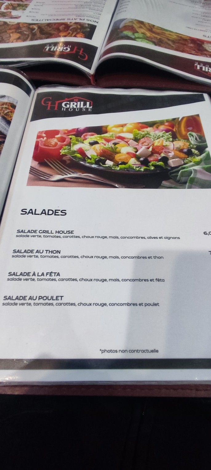 Grill house menu 2