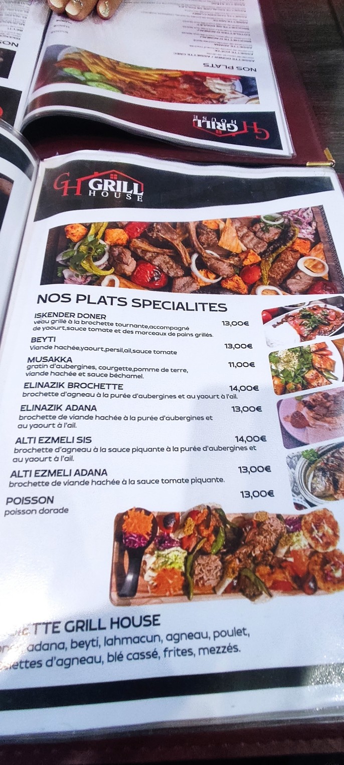 Grill house menu 3