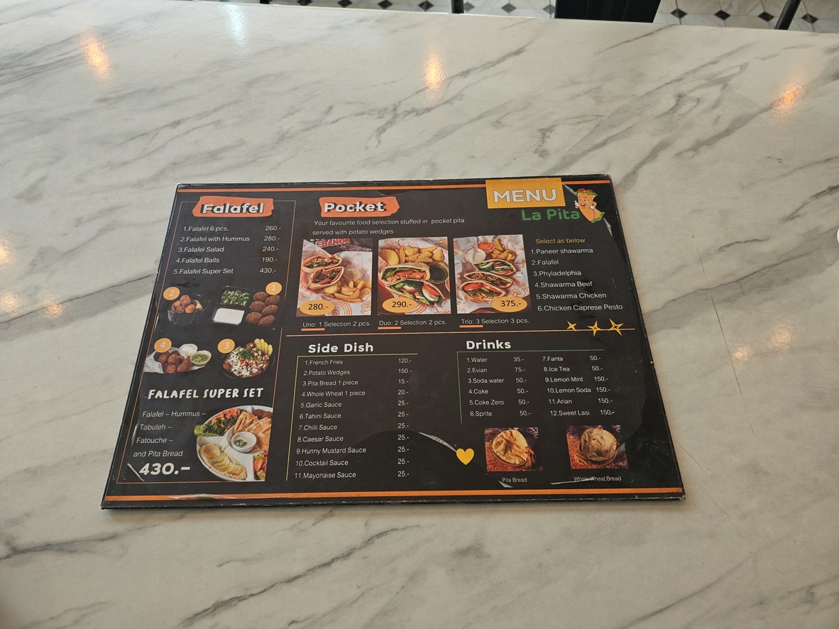 La Pita by Beirut - Sukhumvit 22 menu 2