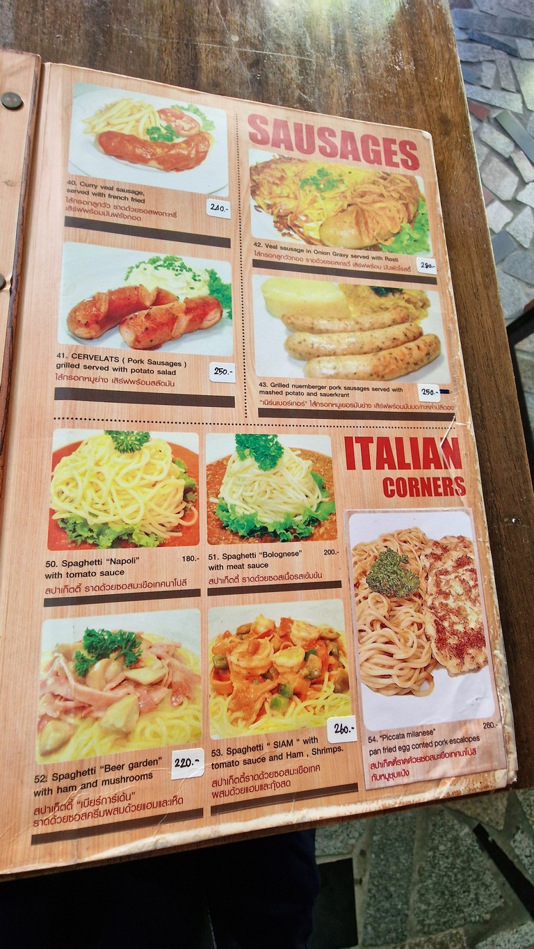Beer Garden Sukhumvit 19 menu 3