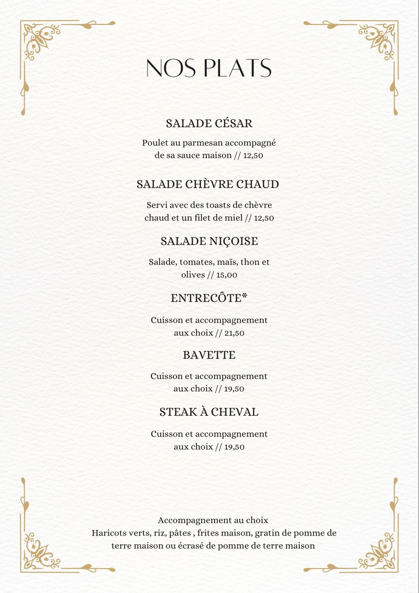 Central Coffee menu 2