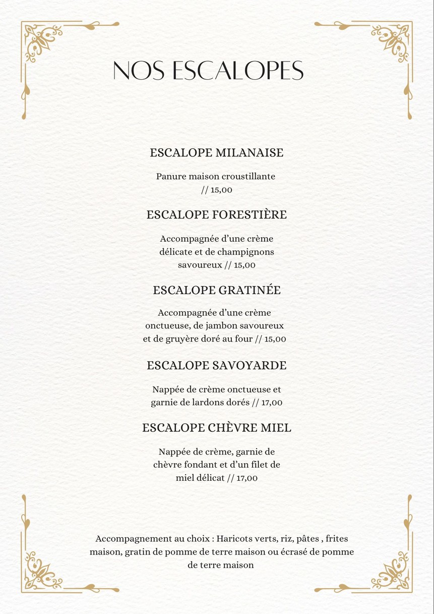 Central Coffee menu 5