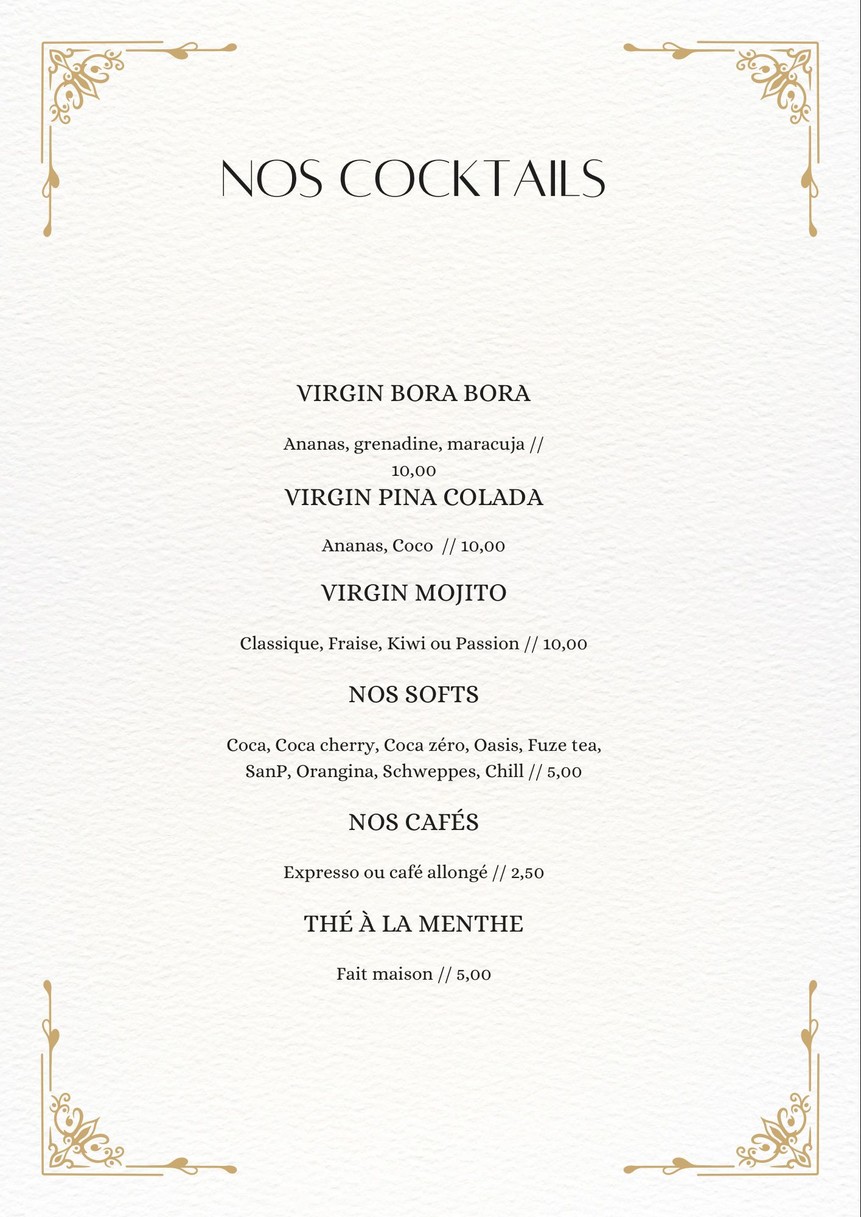 Central Coffee menu 7