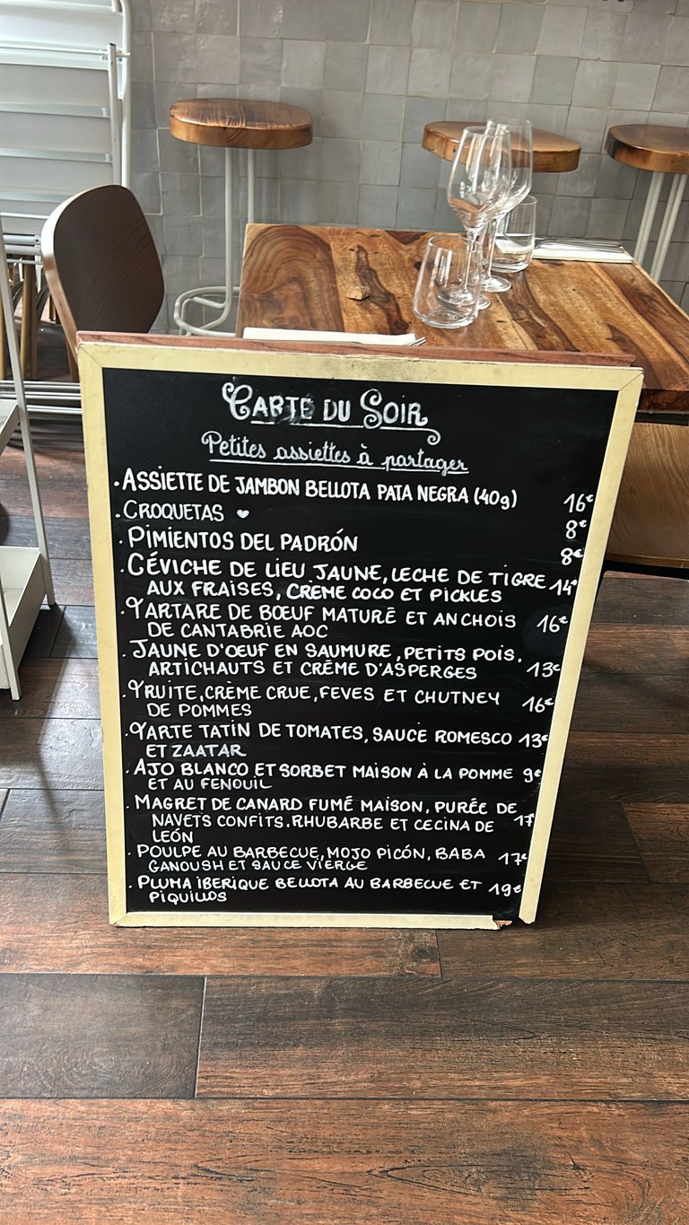 Restaurant Galerna menu 2
