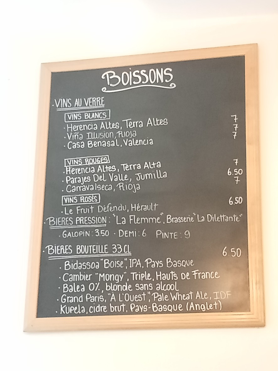 Restaurant Galerna menu 3