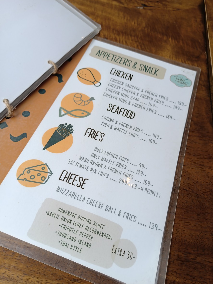泰斯特梅特主厨房 menu 1