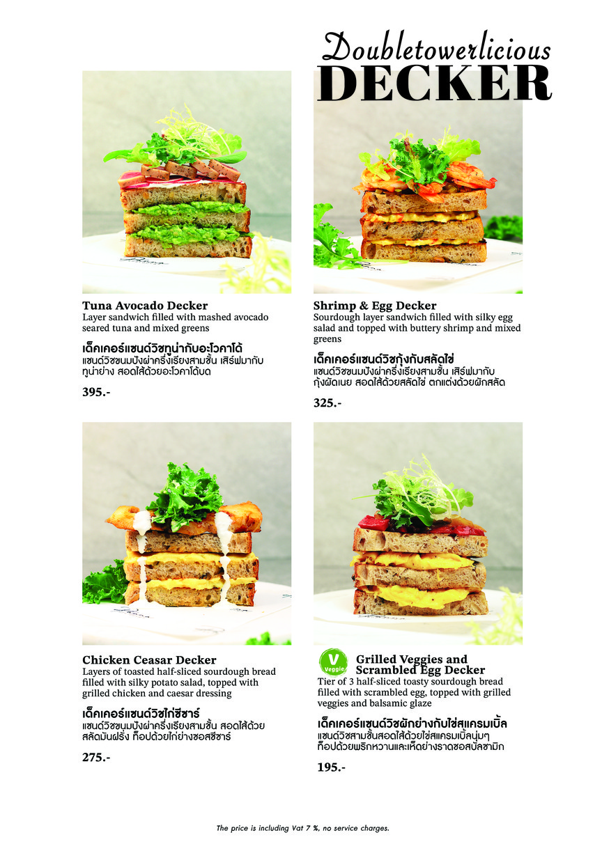 Panna Sourdough Craft Cafe at Silom menu 5